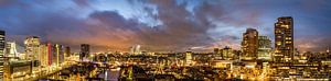 panorama Rotterdam sur Rob van de Graaf
