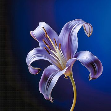 portrait d'une fleur de lys sur Virgil Quinn - Decorative Arts
