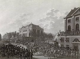 A. Lutz, Entry of Louis Napoleon into Amsterdam, 1808