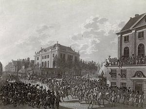 A. Lutz, Einzug von Louis Napoleon in Amsterdam, 1808