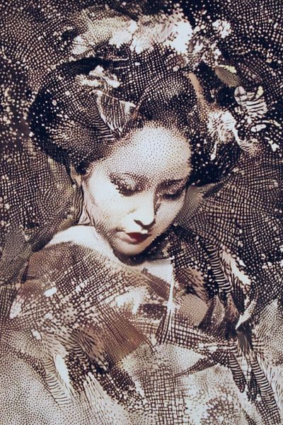 Japanse droom 4,oude meesters,  Japandi van Janny Schilderink......Atelier "de Tuute "