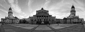 Berlijn - Panorama Gendarmenmarkt van Frank Herrmann