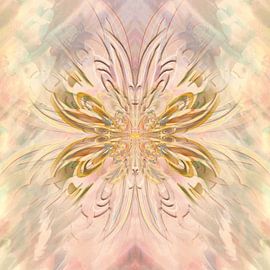 Ornament Schmetterlingsblüte von Claudia Gründler