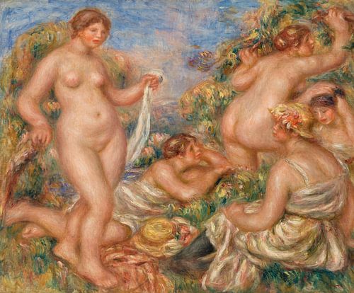 Renoir, Compositie, vijf baadsters (1917–1919)