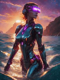 Girl made of metal by Jolique Arte