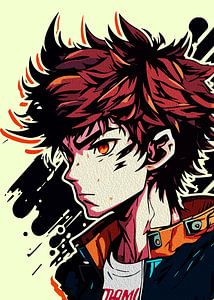Kreative Anime Wandkunst | Jungen 30