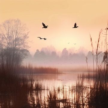 Les ailes de l'aube sur Color Square