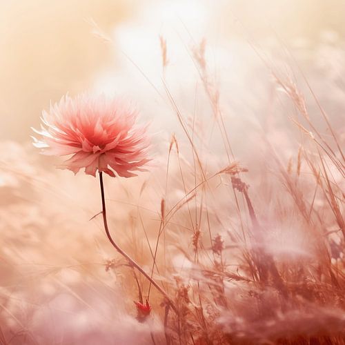 Beauté florale éthérée : un voile de sérénité