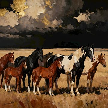 The Beauty of Horses – The Pinto’s Watch by Johannas Art Creations