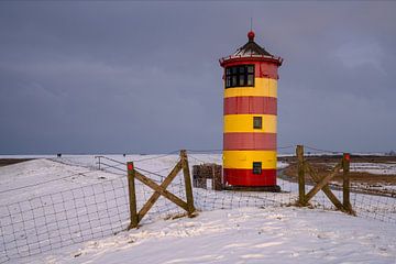 Vuurtoren van Pilsum, Oost-Friesland, Duitsland van Alexander Ludwig