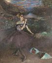 Tänzerin mit Sträußen, Edgar Degas von Meisterhafte Meister Miniaturansicht