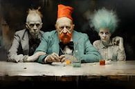 Drie aan tafel van Heike Hultsch thumbnail