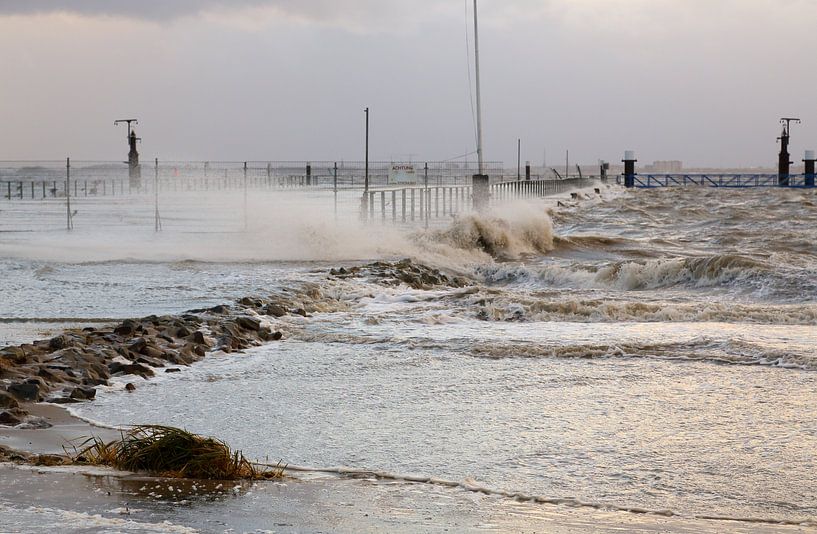 Stormvloed in de Noordzee par Rolf Pötsch