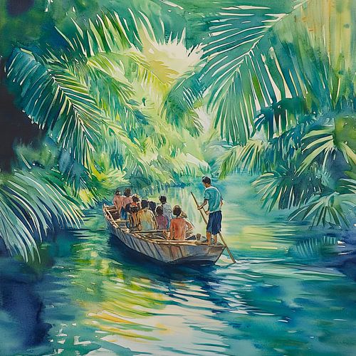 Verborgen oase in de jungle