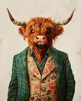 Schotse Hooglander Portret