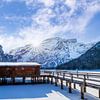 Lake Braies in winter by Melanie Viola