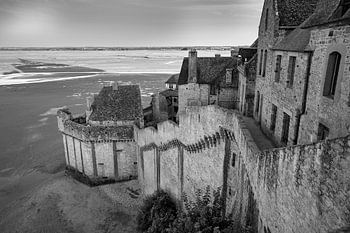 Blick vom Mont. St. Michel auf den Atlantik