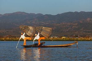 Die Fischer vom Inle See in Myanmar