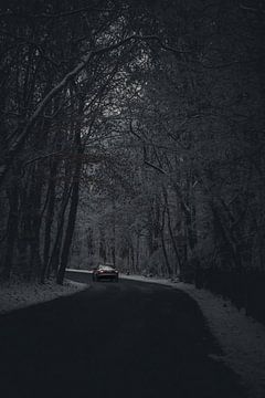 Een winterse weg van Pixel4ormer