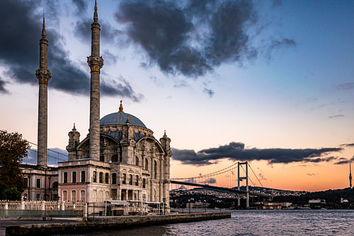 Ortaköy Moschee und Bosporusbrücke