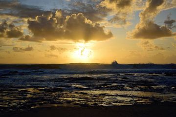 Grote golven aan de horizon van Frank's Awesome Travels