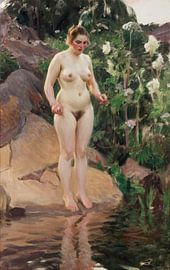 female nude, archipelago Flower, Anders Zorn - 1916 by Atelier Liesjes