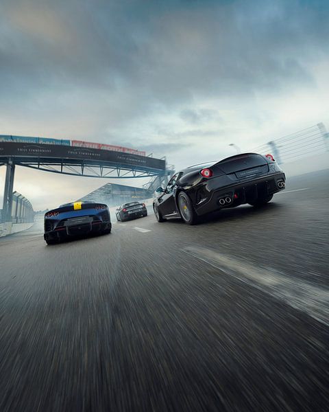 Ferrari V12 trio van Gijs Spierings
