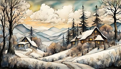 Winter im Gebirge