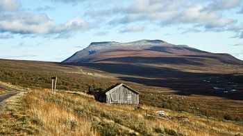 Hoch auf einem Berg in Norwegen.