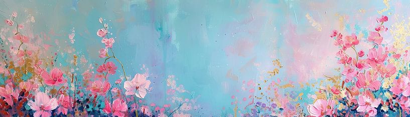Pastellfarbene Blumenpracht von Kunst Laune