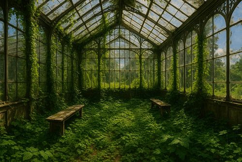 Serre abandonnée - Victoire de la nature