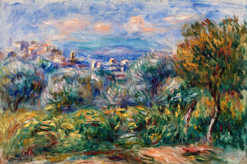 Landschaft, Renoir 1917 von Atelier Liesjes