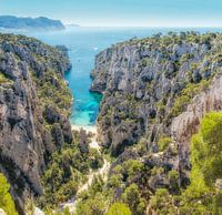 Belvedere Calanque d'En-Veau, Cassis, Bouches du Rhone, Frankreich