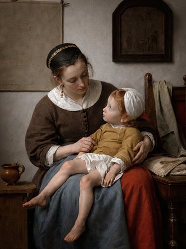 Porträt: Mutter und Kind