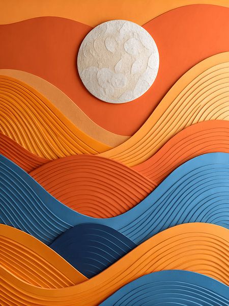Desert Moonrise by Artistic