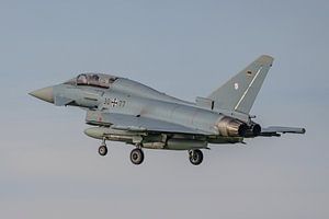 Zweisitziger Eurofighter Typhoon der Luftwaffe.