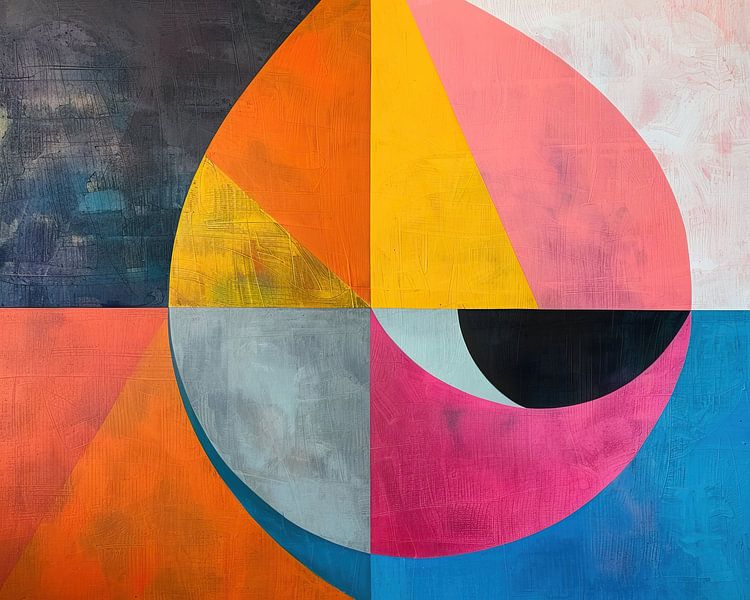 Circle | Harmony in Colour Segments by Modern Collection