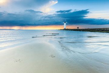 Mole von Swinemünde mit Mühlenbake auf der Insel Usedom von Tilo Grellmann