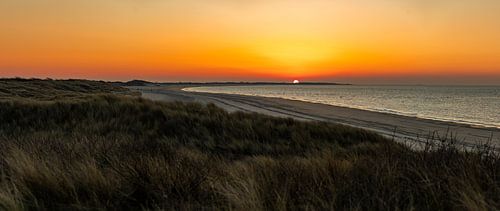 Prachtige zonsondergang bij de Oosterschelde