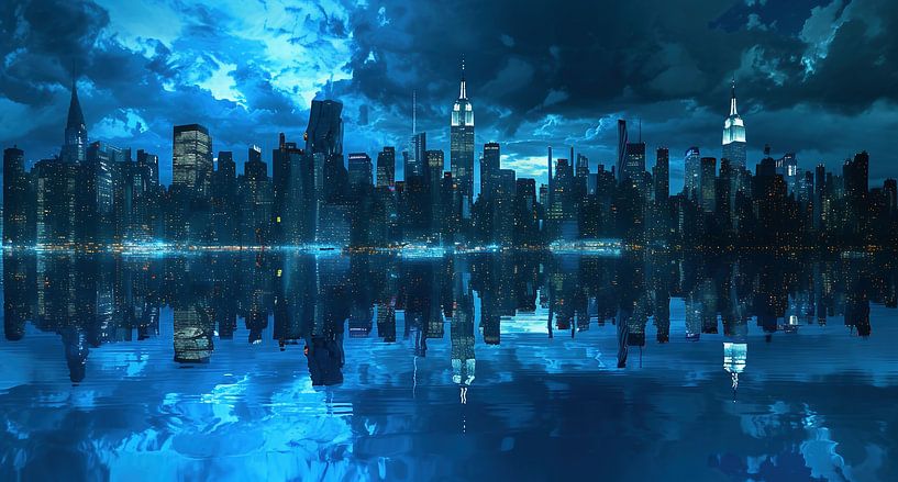 Manhattan Abstract van fernlichtsicht