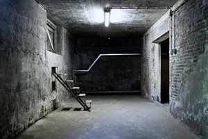Foto im Keller einer alten Molkerei.