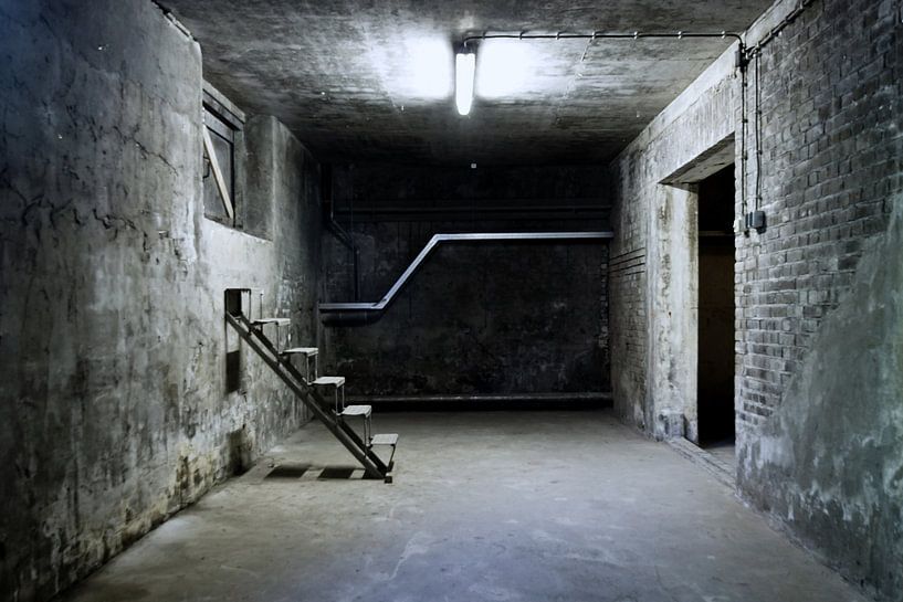 Photo in the basement of an old dairy. by Therese Brals