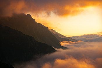 Zonsopkomst in Chamonix