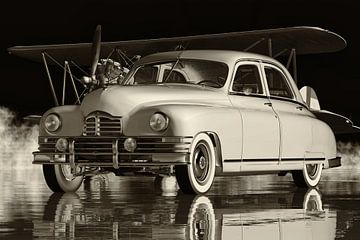 De oude Packard Eight Sedan - een populaire luxe auto van Jan Keteleer