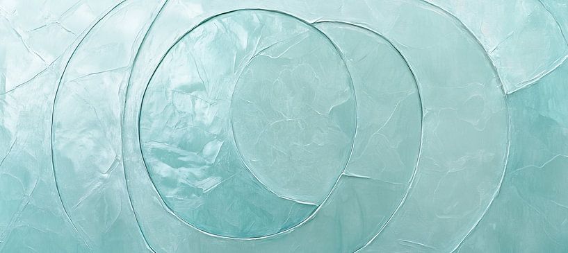 Turquoise | Turquoise circles by Modern Collection