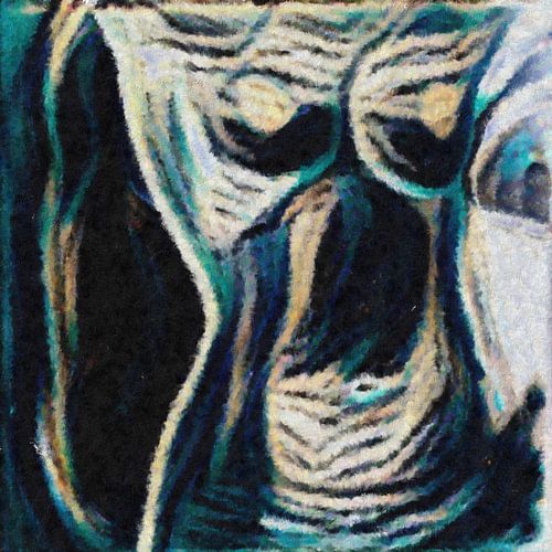 Abstract female nude