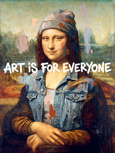 Mona Lisa Statement Gemälde Pop Art