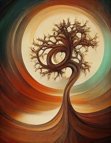 Surrealistische boom