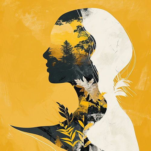 Natur Scherenschnitt