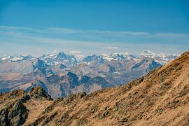 View over the Monte Limidario Gridone into the Aosta Valley by Leo Schindzielorz